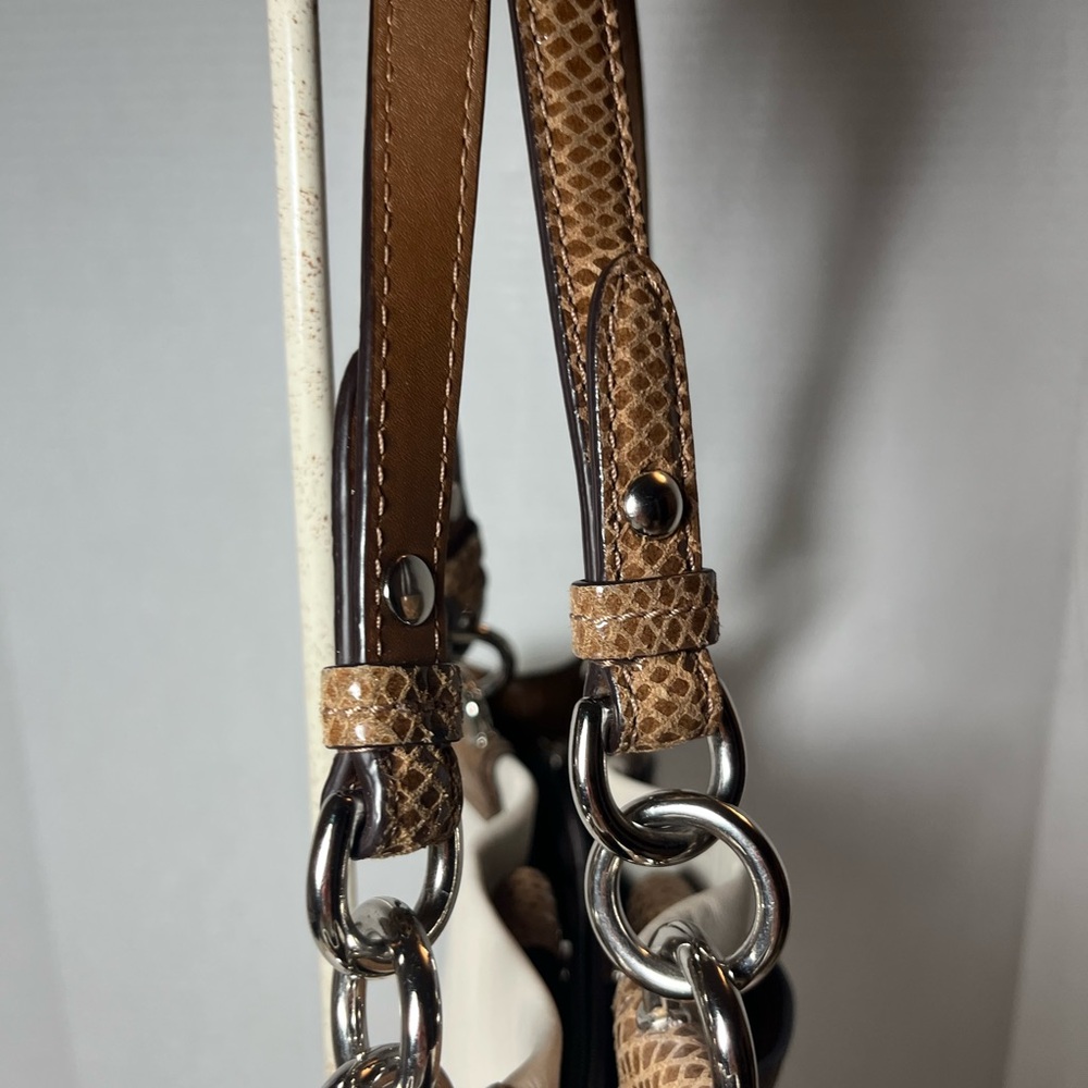 Coach Penelope White Leather Satchel F16531 - Picture 4 of 14
